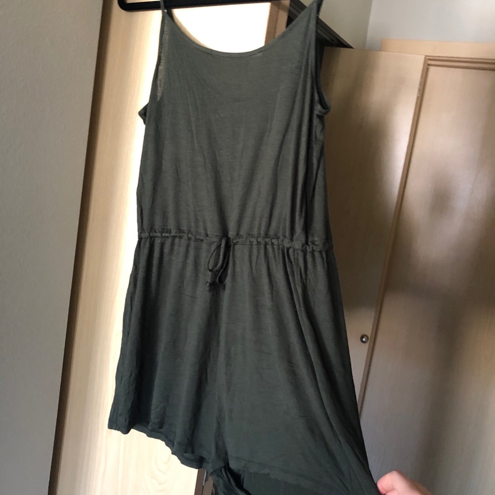 H&M Dark green romper.